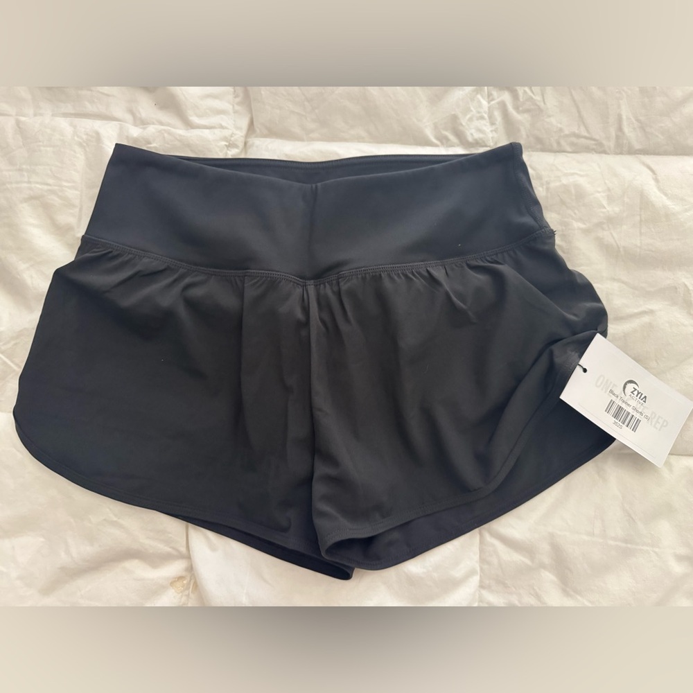 ZYIA Black Athletic Shorts Lightweight Design